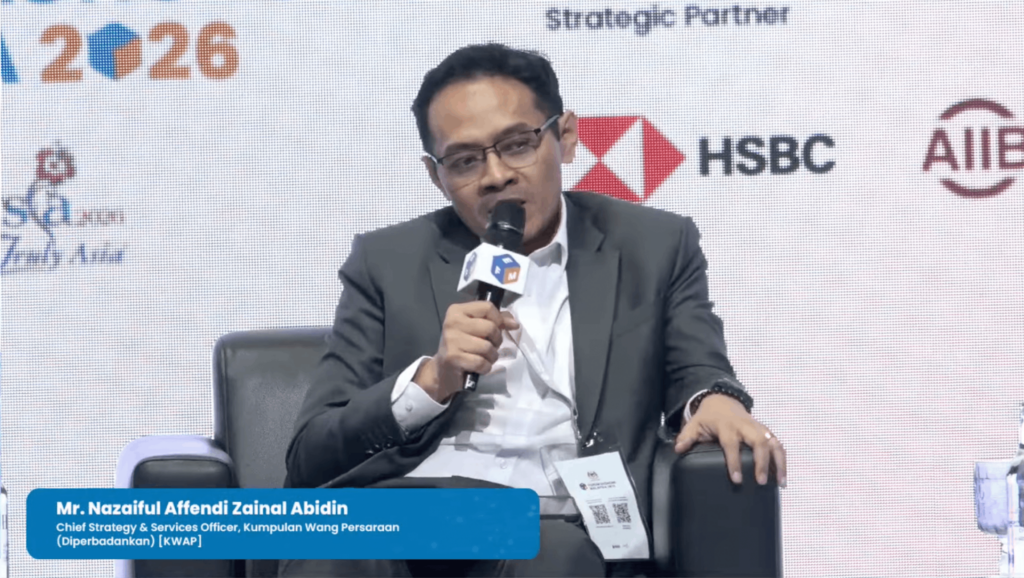 Retirement Fund Inc (KWAP) chief strategy and services officer Nazaiful Affendi Zainal Abidin